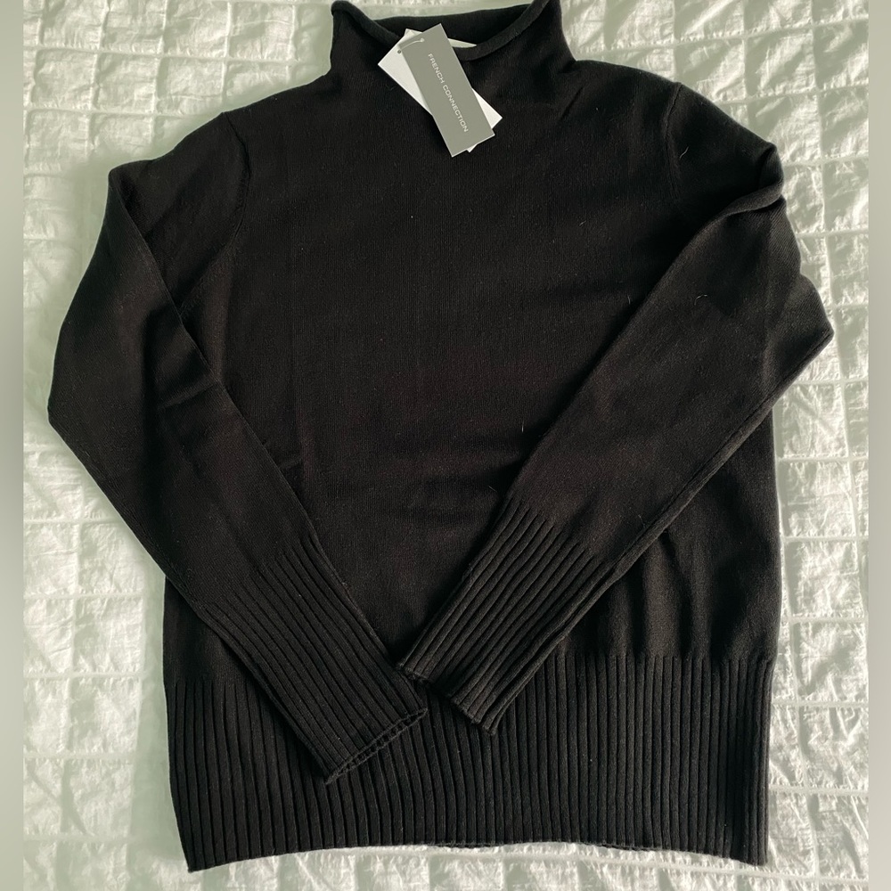 French Collection Mock Neck Sweater